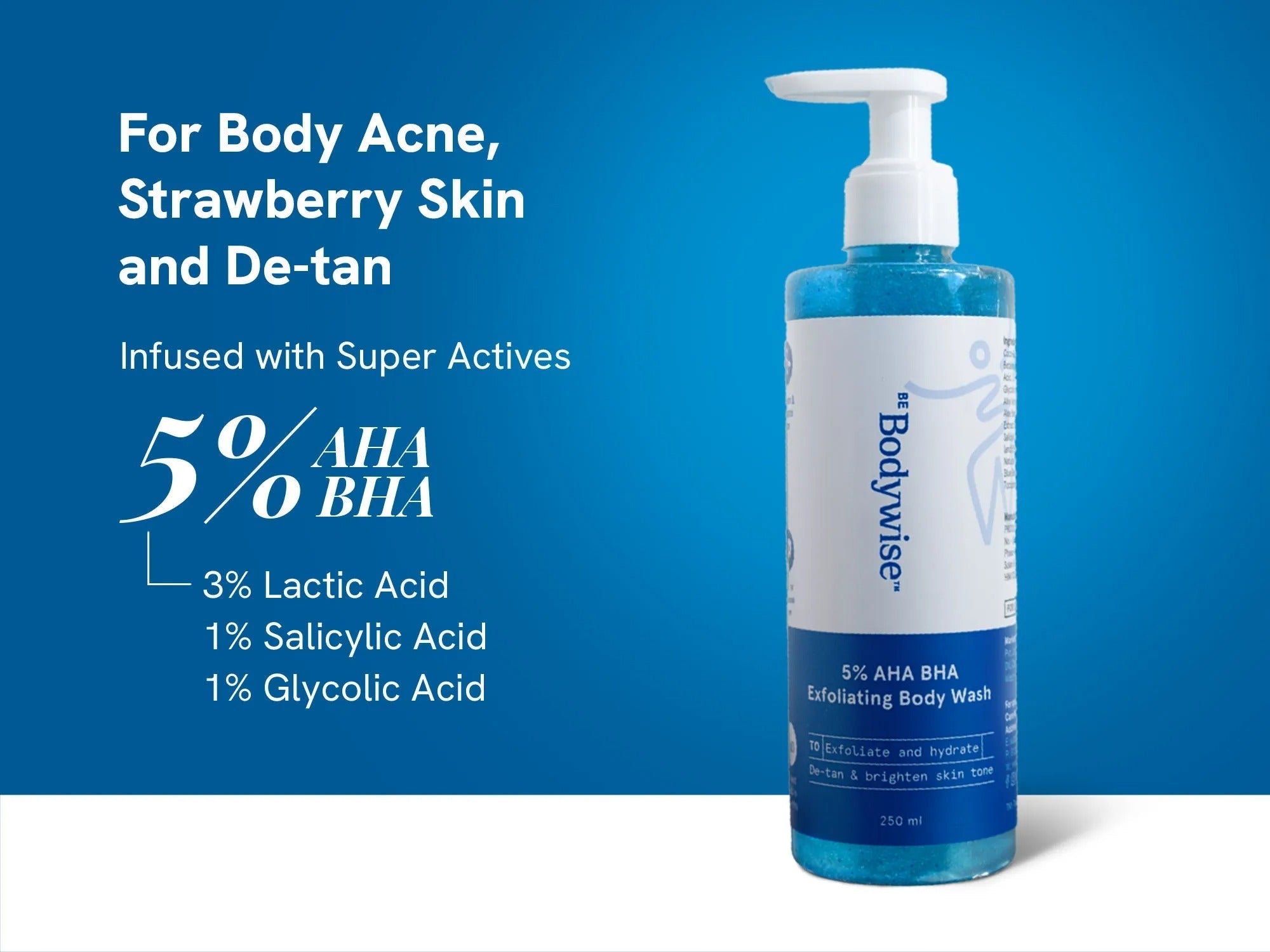 5% AHA BHA Exfoliating Body Wash - 250 mL